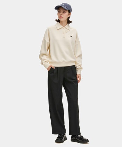 FRED PERRY(フレッドペリー) BRUSHED BACK SWEATSHIRT POLO
