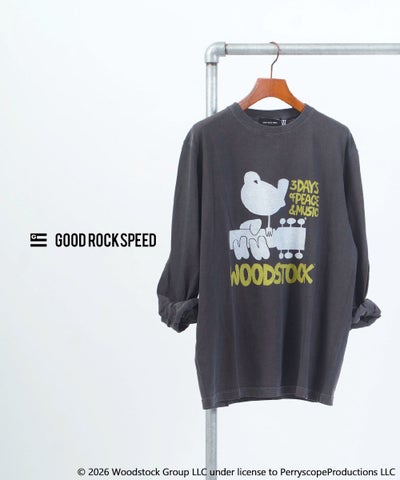 GOOD ROCK SPEED(グッドロックスピード) WOODSTOCK SYMBOLIC ART LS T-SHIRT
