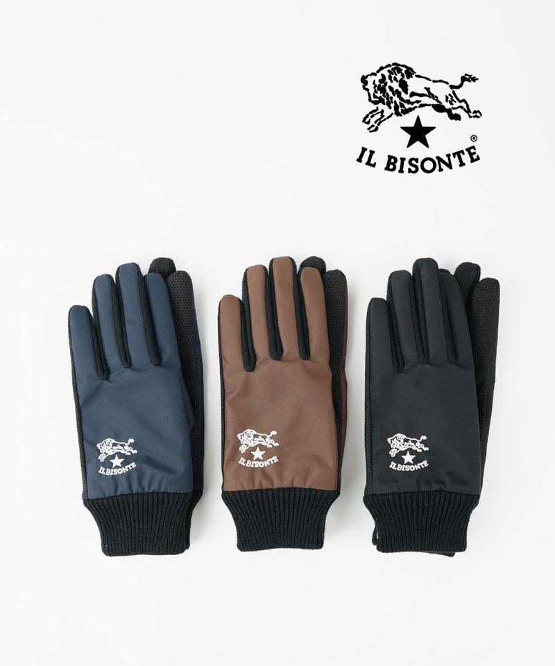 IL BISONTE(イルビゾンテ) コンビグローブ ブルー(36)