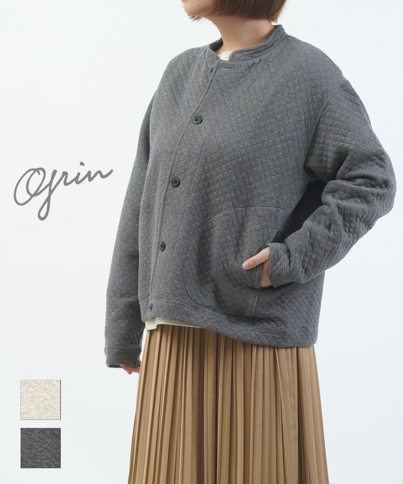 grin(グリン) キルティングカーディガン アイスTOP(900)