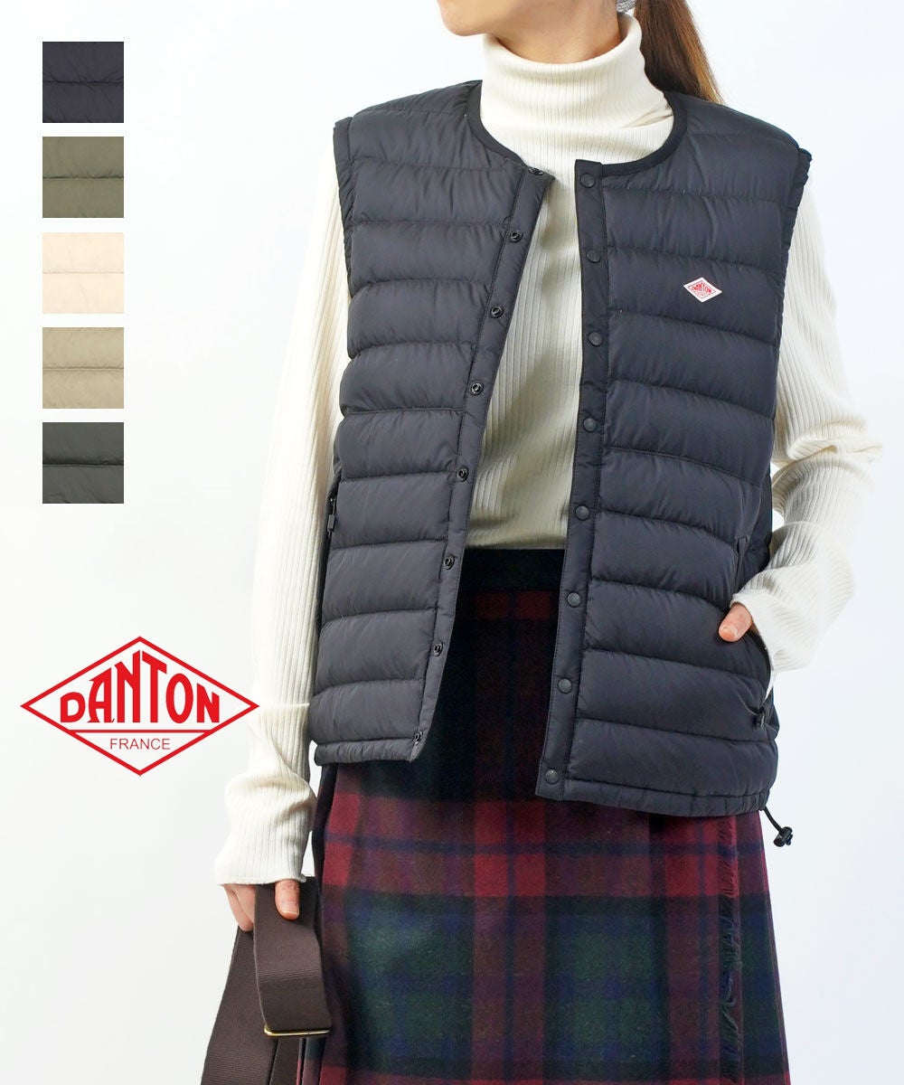 DANTON(ダントン)インナーダウン クルーネックベスト | BLEU COMME