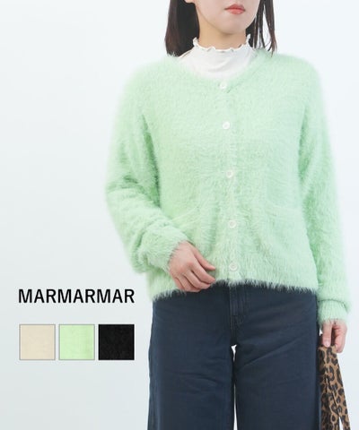 MARMARMAR(マーマーマー) フェザーヤーンカーディガン
