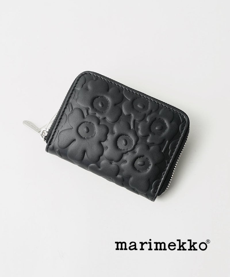 marimekko(マリメッコ) CARD WALLET UNIKKO ブラック(99)