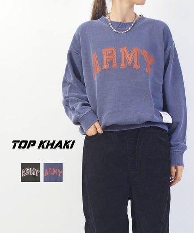 TOP KHAKI(トップカーキ) ARMYクルーネック