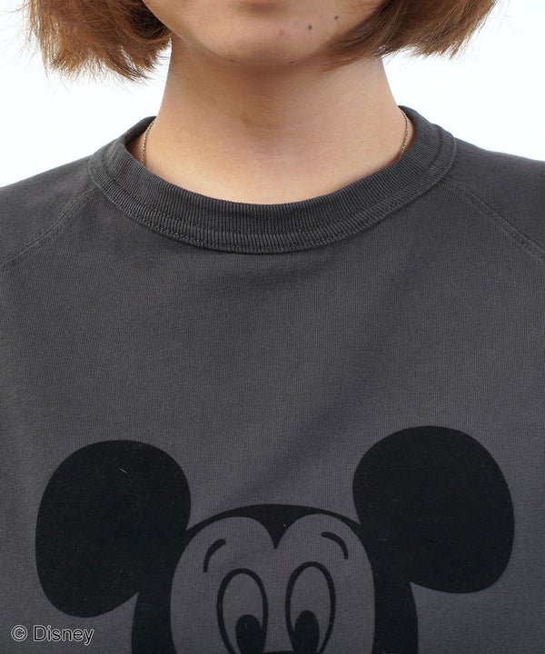 GOOD ROCK SPEED(グッドロックスピード) / Disney / Flocked Raglan 3/4 Sleeve T-Shirt（3枚目）