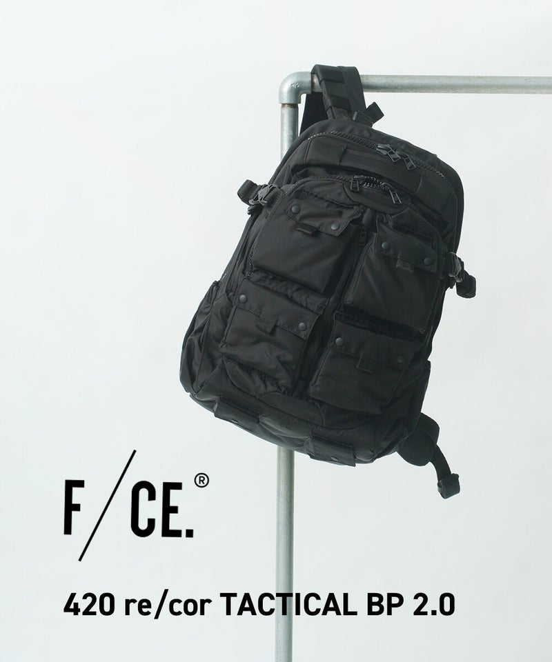 F/CE.(エフシーイー) 420 re/cor TACTICAL BP 2.0 BLACK(BLK)