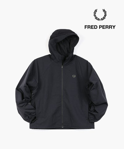 FRED PERRY(フレッドペリー) OVERSIZED HOODED SHELL JACKET