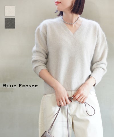 BLUE FRONCE(ブルーフロンセ) Vネック ニットプルオーバー