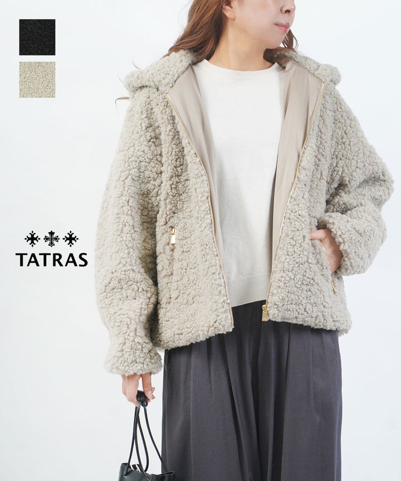 TATRAS(タトラス) IPAMA イパマ ボアブルゾン ブラック(BLK)