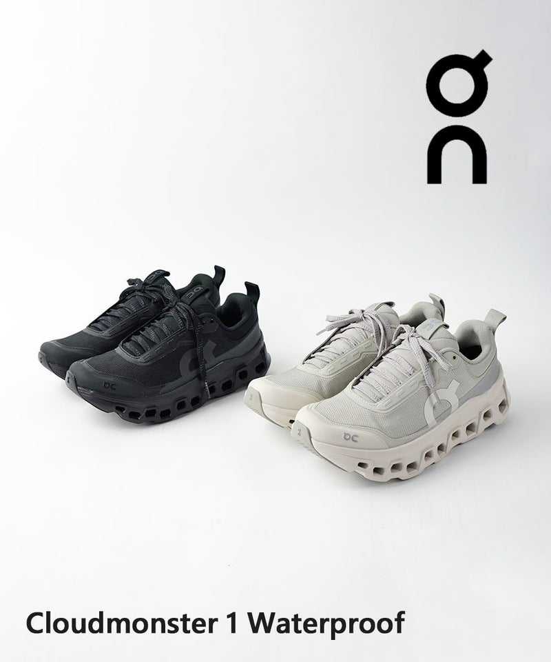 On(オン) Cloudmonster 1 Waterproof Black/Black(BKBK)