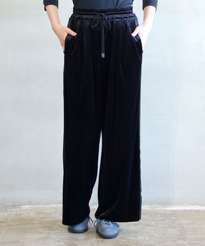 SACRA(サクラ) トリアセテートベロアパンツ