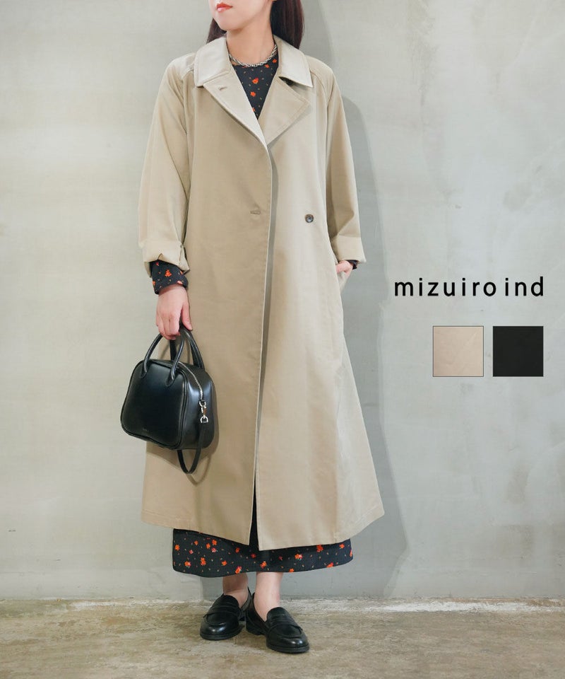 mizuiro ind(ミズイロインド) トレンチコート ベージュ(20)