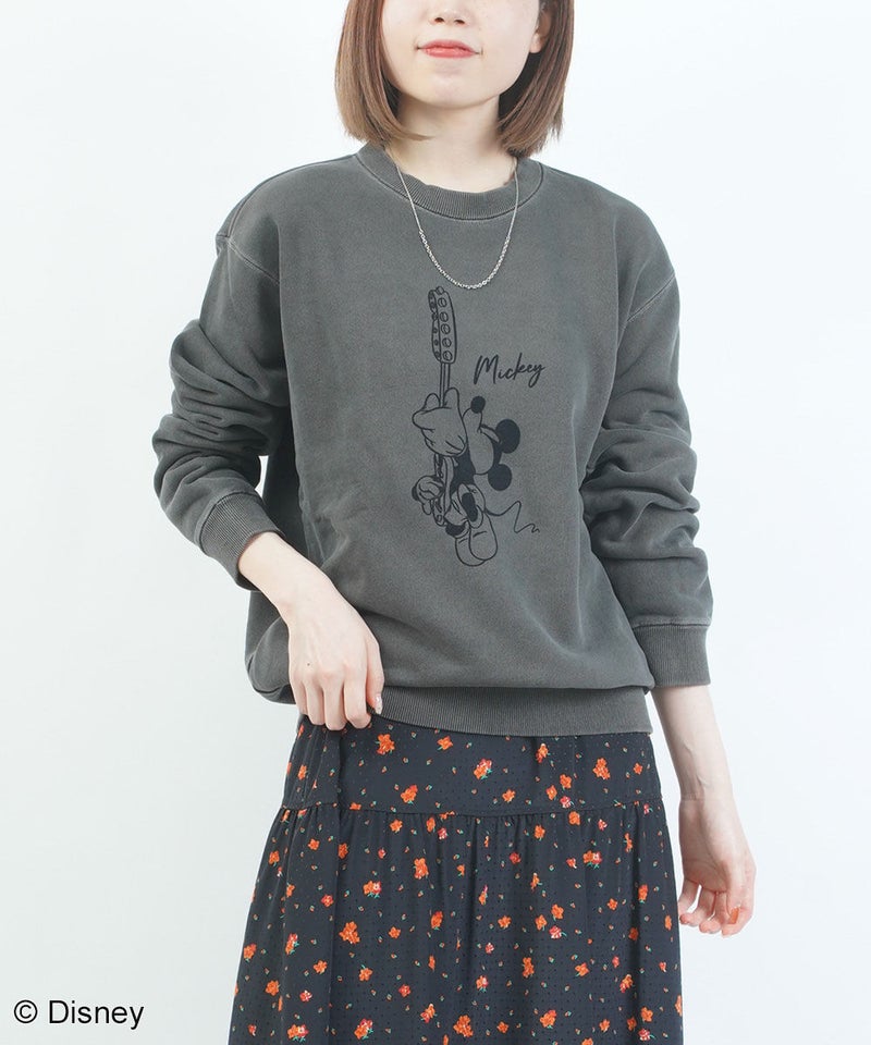 GOOD ROCK SPEED(グッドロックスピード) / Disney / Mickey Mouse / Sweatshirt チャコール(CHA)