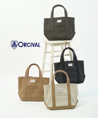 ORCIVAL(オーチバル・オーシバル) HEAVY MELTON TOTE BAG SMALL